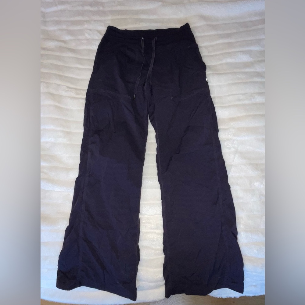 Dark purple old style Lululemon dance studio pants